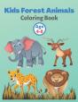 Kids Forest Animals Coloring Book Age 4-8 - Preview