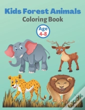 Kids Forest Animals Coloring Book Age 4-8