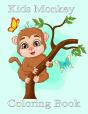 Kids Monkey Coloring Book - Preview