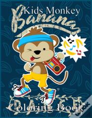 Kids Monkey Coloring Book