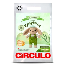 Capa do artigo Kit De Crochet Circulo Amigurumi Páscoa - Coelhinho Benjamin 486302-2