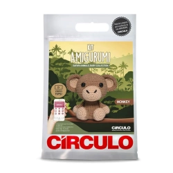 Capa do artigo Kit De Crochet Circulo Amigurumi Safari - Macaco 2