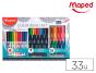 Mapped mandala drawing kit, 33 pieces. - Preview