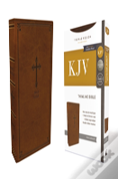 Kjv Holy Bible: Thinline, Brown Leathersoft, Red Letter, Comfort Print: King James Version