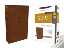 Capa do artigo Kjv Holy Bible: Thinline, Brown Leathersoft, Red Letter, Comfort Print: King James Version