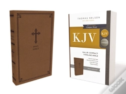 Capa do artigo Kjv Holy Bible: Value Compact Thinline, Brown Leathersoft, Red Letter, Comfort Print: King James Version