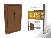 Capa do artigo Kjv Holy Bible: Value Compact Thinline, Brown Leathersoft, Red Letter, Comfort Print: King James Version