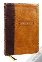 Kjv Holy Bible With Apocrypha And 73,000 Center-Column Cross References, Brown Leathersoft, Red Letter, Comfort Print: King James Version