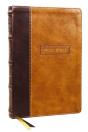 Kjv Holy Bible With Apocrypha And 73,000 Center-Column Cross References, Brown Leathersoft, Red Letter, Comfort Print: King James Version - Preview
