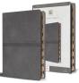 Kjv Medium Format Large Print Gray Leathersoft With Index - Preview