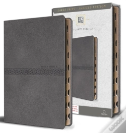 Capa do artigo Kjv Medium Format Large Print Gray Leathersoft With Index