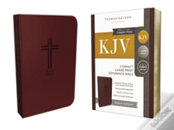 Capa do artigo Kjv, Reference Bible, Compact, Large Print, Imitation Leather, Burgundy, Red Letter Edition
