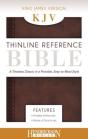 Kjv Thinline Reference Bible Chestnut Brown - Preview