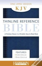Capa do artigo Kjv Thinline Reference Bible Midnight Blue
