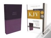 Capa do artigo Kjv, Value Thinline Bible, Compact, Leathersoft, Purple, Red Letter Edition, Comfort Print