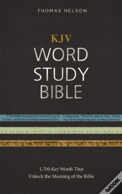 Capa do artigo Kjv, Word Study Bible, Hardcover, Red Letter