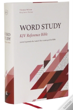 Capa do artigo Kjv, Word Study Reference Bible, Hardcover, Red Letter, Comfort Print