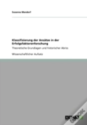 Capa do artigo Klassifizierung Der Ansatze In Der Erfolgsfaktorenforschung