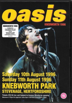 Capa do artigo Knebworth 1996 - DVD/BluRay