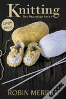 Knitting (Large Print)
