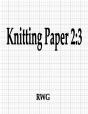 Knitting Paper 2 - Preview