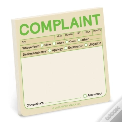 Capa do artigo Knock Knock Complaint Sticky Note (Pastel Edition)