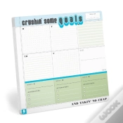 Capa do artigo Knock Knock Crush Some Goals Square Mousepad