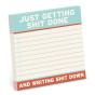 Knock Knock Getting Shit Done Sticky Notes (4 X 4-Inches) - Preview