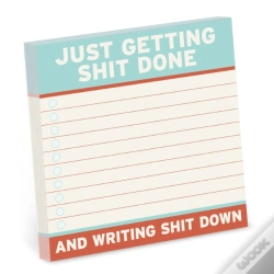 Capa do artigo Knock Knock Getting Shit Done Sticky Notes (4 X 4-Inches)