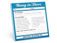 Knock Knock Hang In There Nifty Note