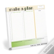 Capa do artigo Knock Knock Make A Plan Square Mousepad