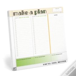 Capa do artigo Knock Knock Make A Plan Square Mousepad