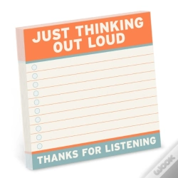 Capa do artigo Knock Knock Thinking Out Loud Sticky Notes (4 X 4-Inches)