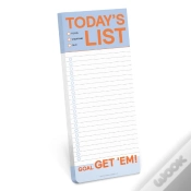 Capa do artigo Knock Knock Todayâ€™S List Make-A-List Pads