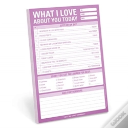 Capa do artigo Knock Knock What I Love About You Today Pad