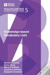 Capa do artigo Knowledge-Based Vocabulary Lists