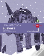 Capa do artigo Koadernoa Euskara. Lehen Hezkuntza 1, 2 Hiruhilekoa. Bizigarri