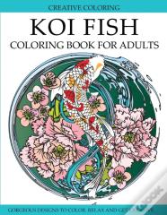 Koi Fish Coloring Book For Adults