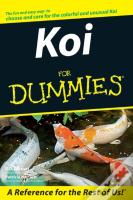 Koi For Dummies