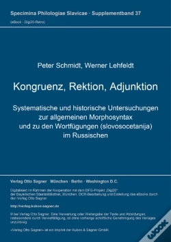 Capa do artigo Kongruenz, Rektion, Adjunktion