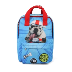 Capa do artigo Krazymals Bulldog Dash Backpack, Blue