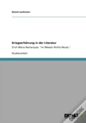 Capa do artigo Kriegserfahrung In Der Literatur