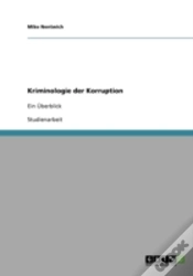 Capa do artigo Kriminologie Der Korruption