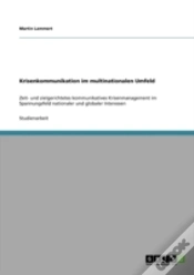 Capa do artigo Krisenkommunikation Im Multinationalen Umfeld