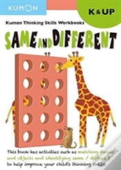 Capa do artigo Kumon Thinking Skills Workbooks K: Same And Different