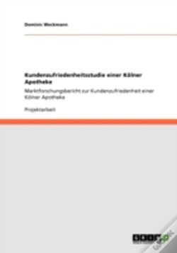 Capa do artigo Kundenzufriedenheitsstudie Einer Kolner Apotheke