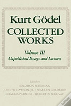 Capa do artigo Kurt Godel: Collected Works: Volume Iii