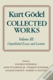 Capa do artigo Kurt Godel: Collected Works: Volume Iii