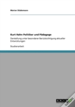Capa do artigo Kurt Hahn Politiker Und Padagoge