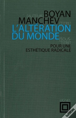 Capa do artigo L' Altération Du Monde : Pour Une Esthétique Radicale